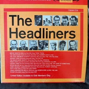 Columbia The Headliners Album - Orange and Black